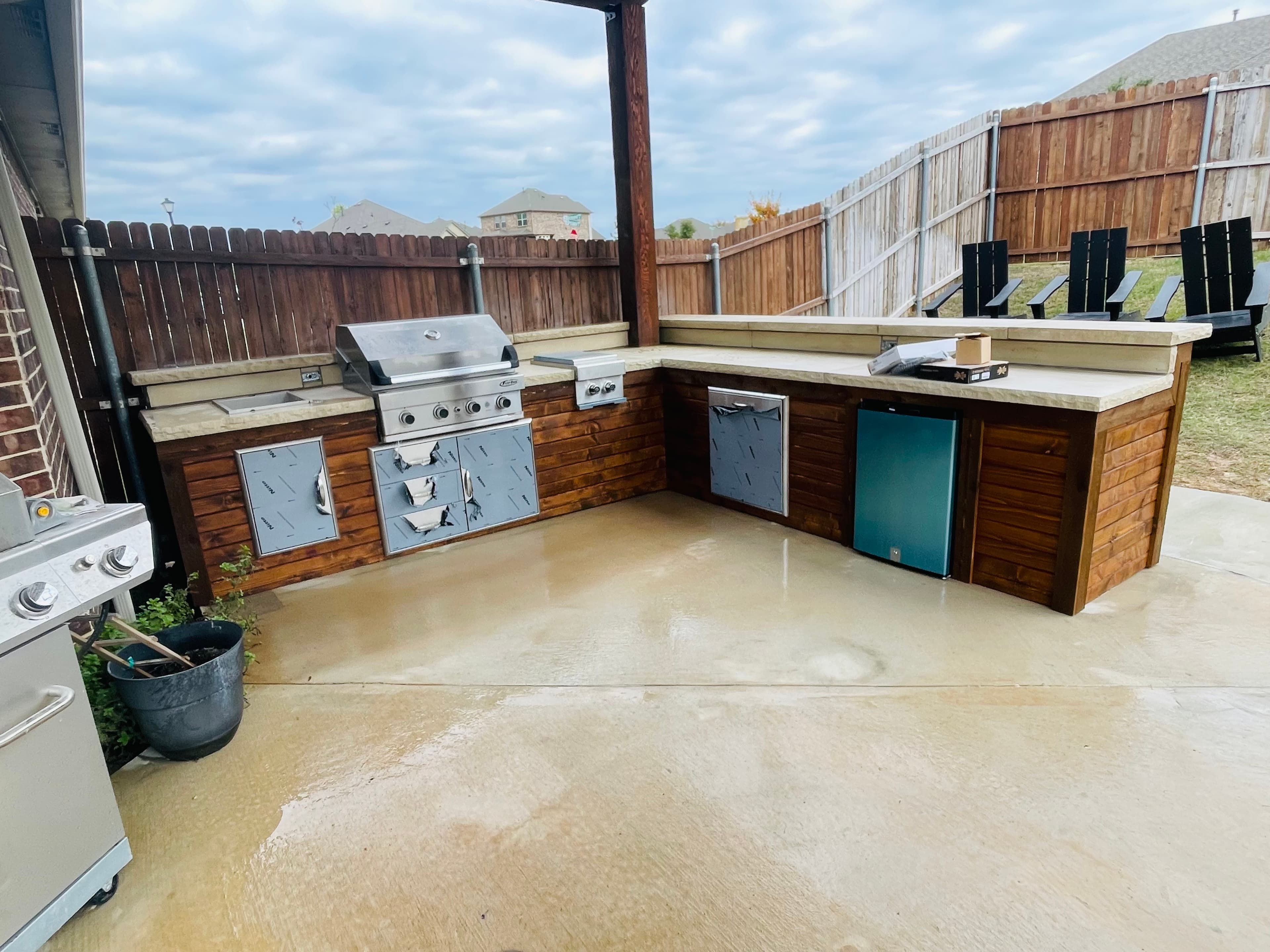 Appliance Wall Kitchen by Titan Built Outdoors