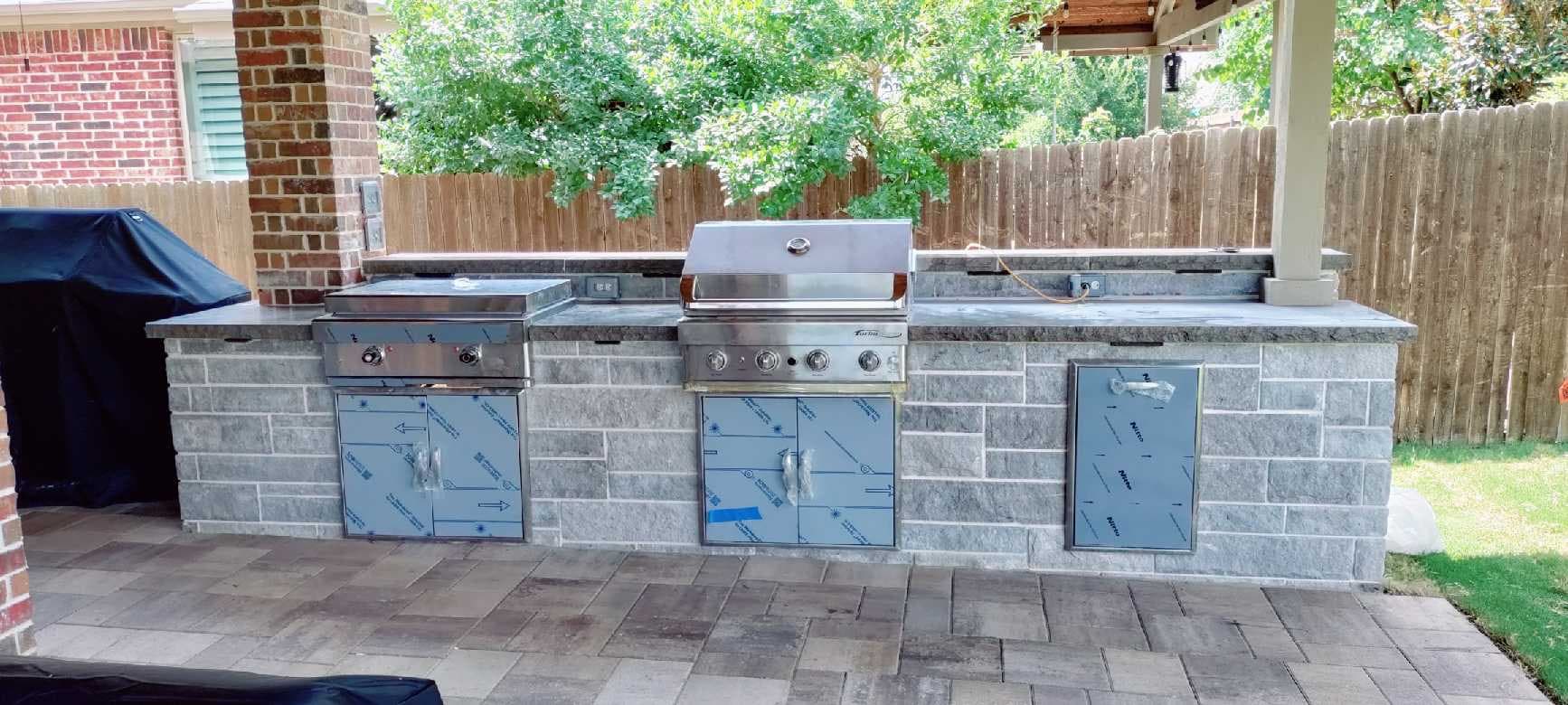 Double Grill Kitchen by Titan Built Outdoors