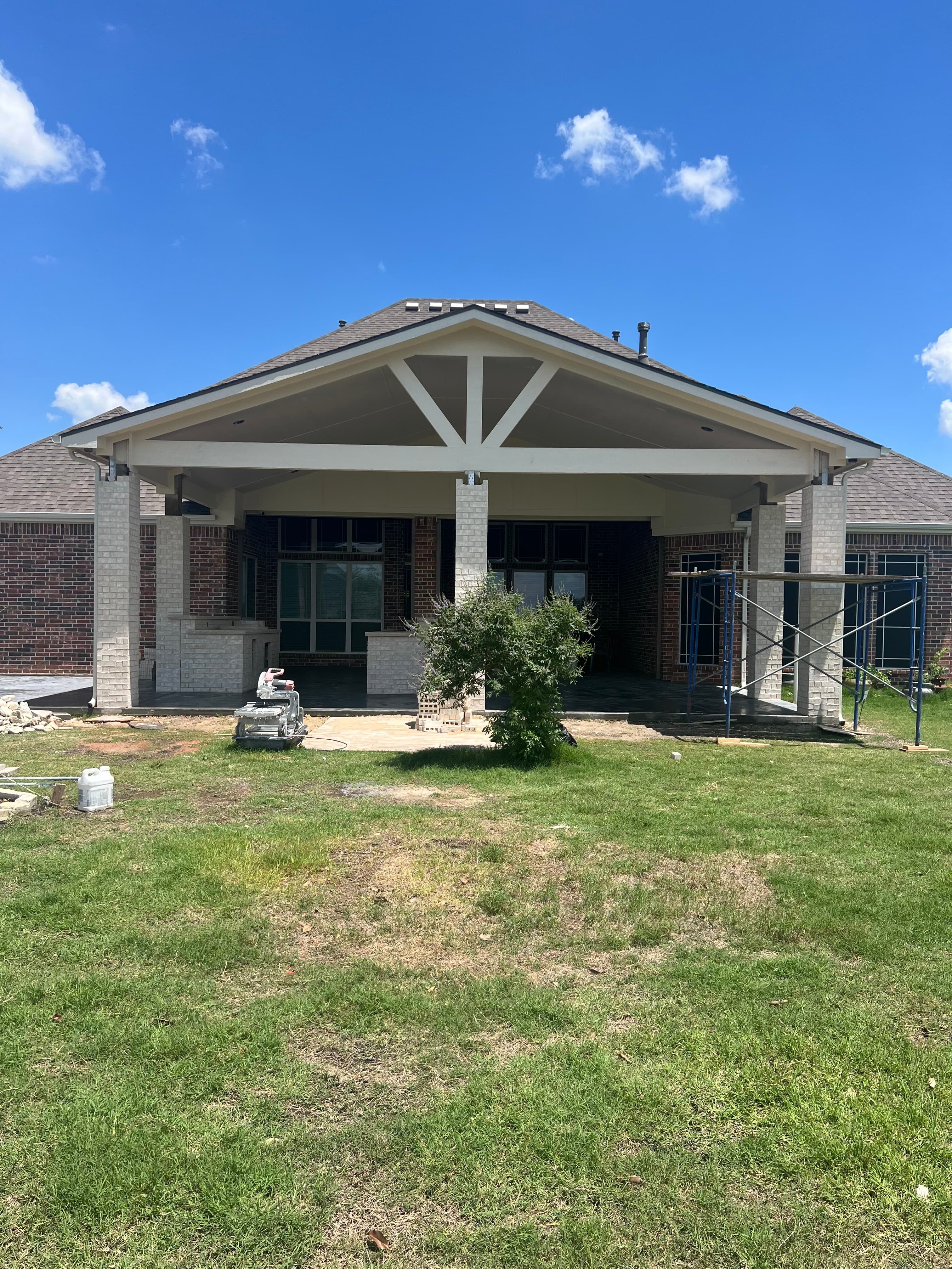 Gable Patio Cover Columns by Titan Built Outdoors