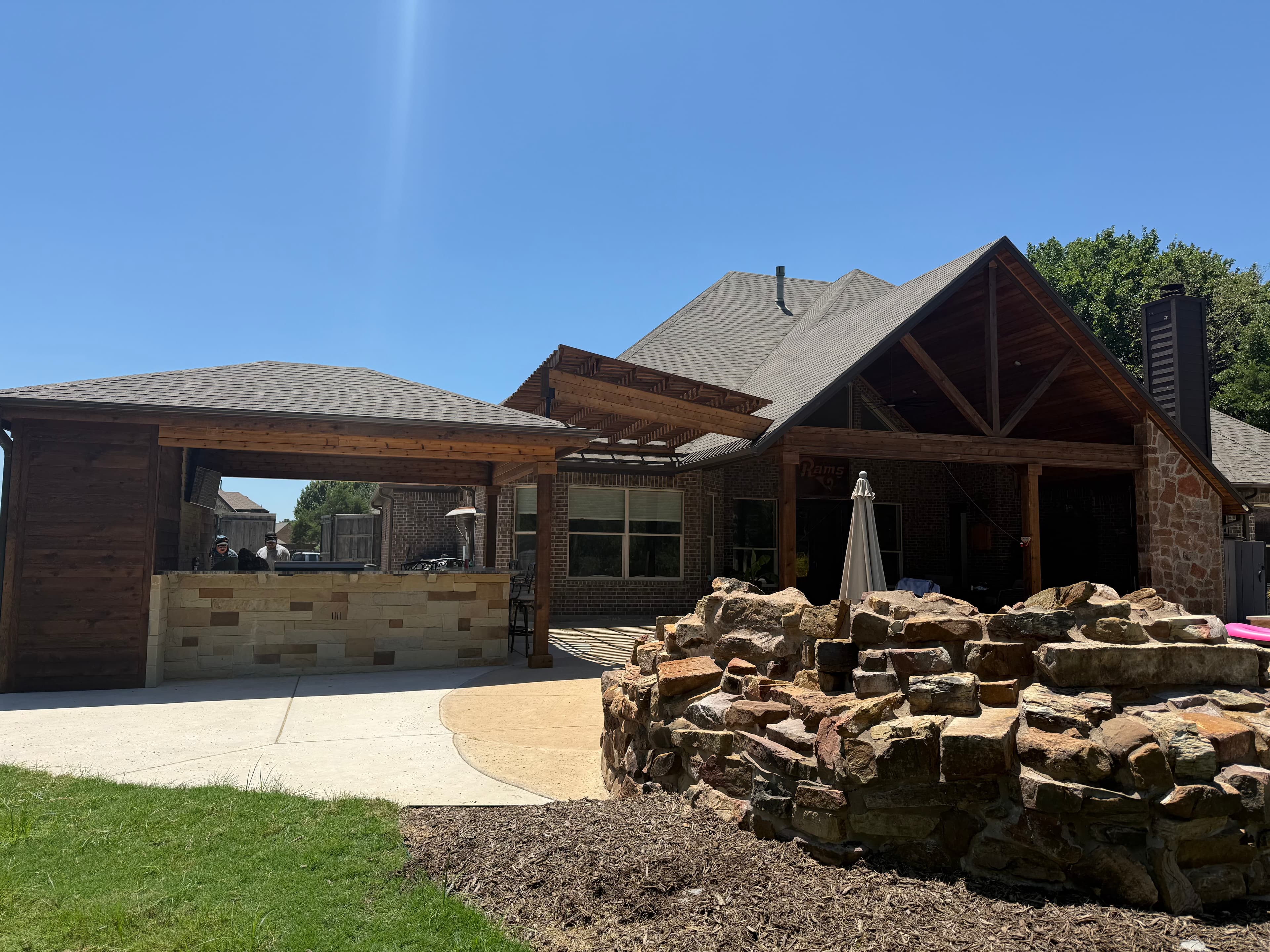 Covered Grill Station by Titan Built Outdoors