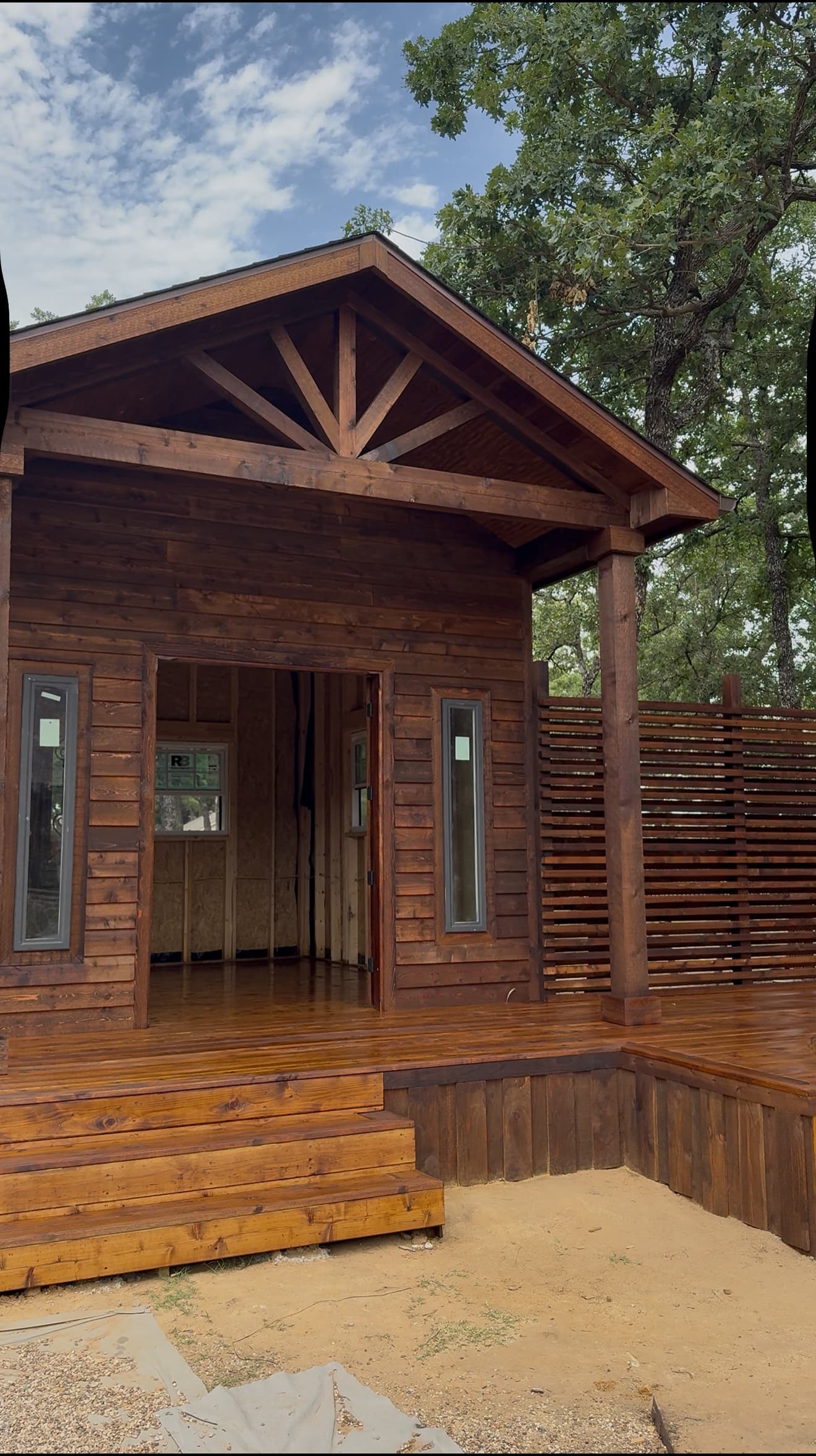 Open Beam Custom Deck by Titan Built Outdoors